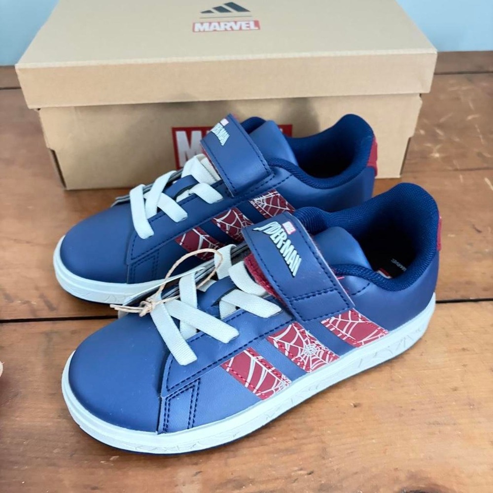 Adidas Marvel Collab Grand Court Kids' Shoes Size 13 NWT - SOLD OUT